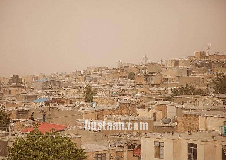 وضعیت بد هوا در کرمانشاه/تصاویر