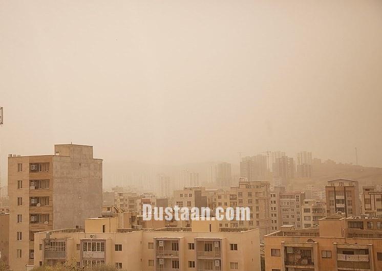 وضعیت بد هوا در کرمانشاه/تصاویر