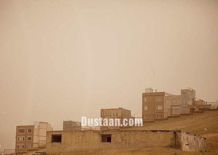 وضعیت بد هوا در کرمانشاه/تصاویر