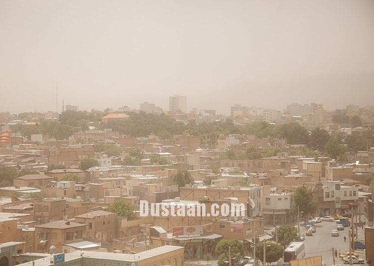 وضعیت بد هوا در کرمانشاه/تصاویر