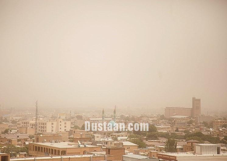 وضعیت بد هوا در کرمانشاه/تصاویر