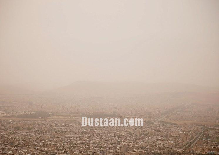 وضعیت بد هوا در کرمانشاه/تصاویر