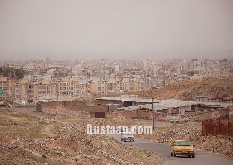 وضعیت بد هوا در کرمانشاه/تصاویر