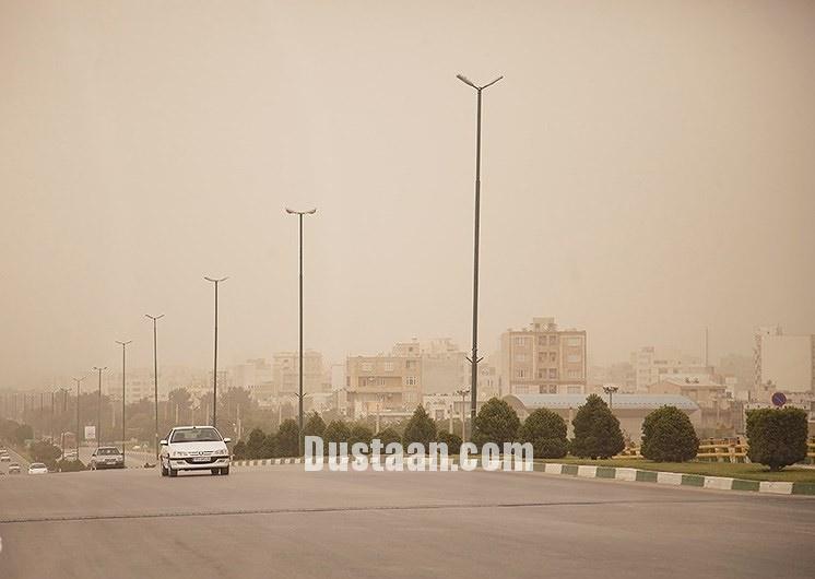 وضعیت بد هوا در کرمانشاه/تصاویر