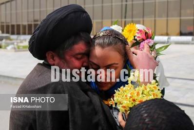 حواشی بازگشت نرگس کلباسی به ایران/تصاویر