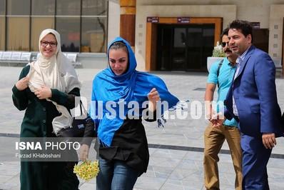 حواشی بازگشت نرگس کلباسی به ایران/تصاویر