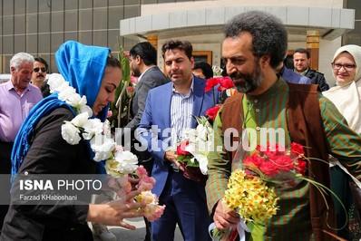 حواشی بازگشت نرگس کلباسی به ایران/تصاویر