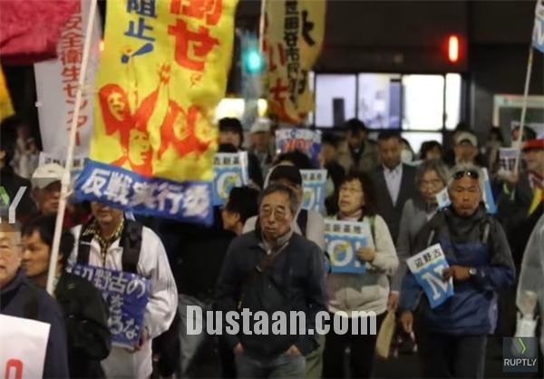 تظاهرات در ژاپن/تصاویر