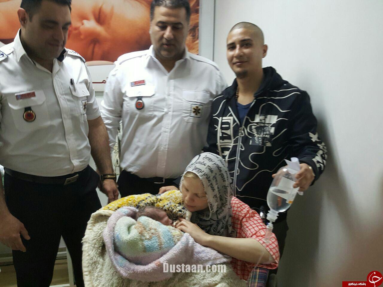 تولد نوزاد عجول دانمارکی در آمبولانس