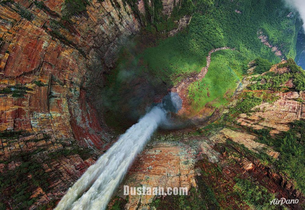 منظره آبشار « اژدها» (Dragon) در ونزوئلا