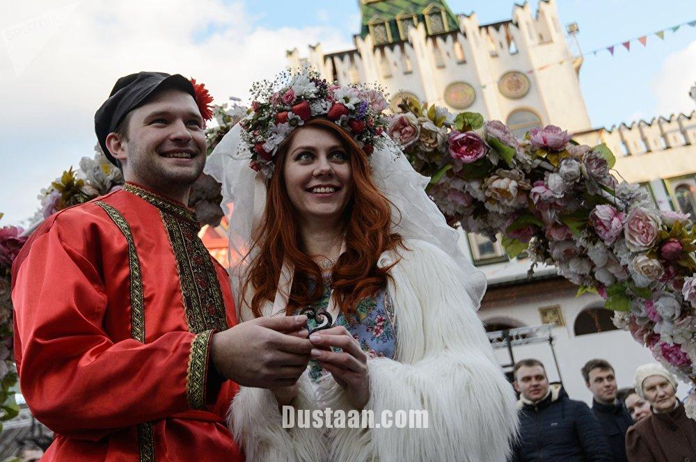آداب و رسوم سنتی اسلاوی – عروسی آهنگری در اولین فستیوال عشاق در مرکز فرهنگی - تفریحی « کرملین در اسماعیلوف» مسکو