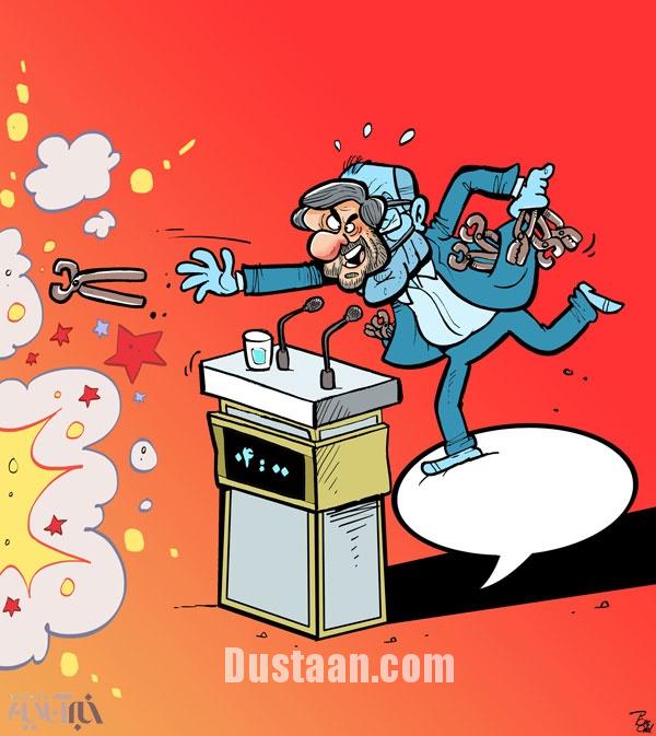 این هم احمدی نژاد مناظره های96!/کاریکاتور