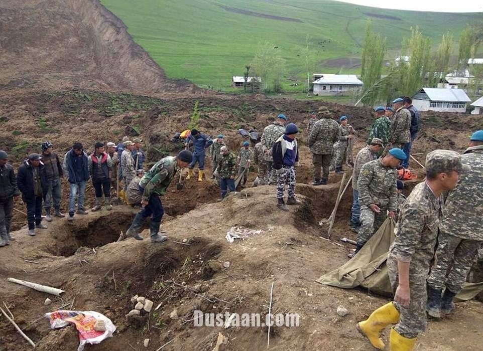 رانش مرگبار زمین در قرقیزستان/تصاویر