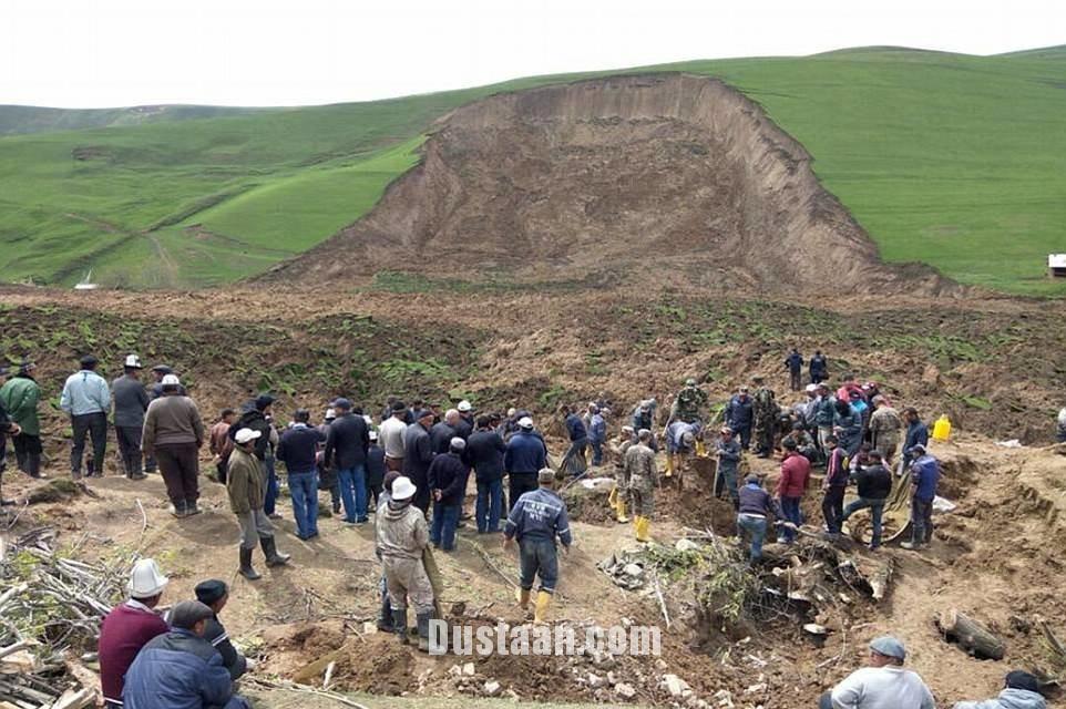 رانش مرگبار زمین در قرقیزستان/تصاویر 