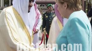 حاشیه های دیدار مرکل و پادشاه عربستان/تصاویر