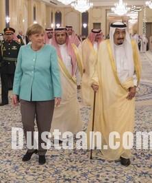 حاشیه های دیدار مرکل و پادشاه عربستان/تصاویر 