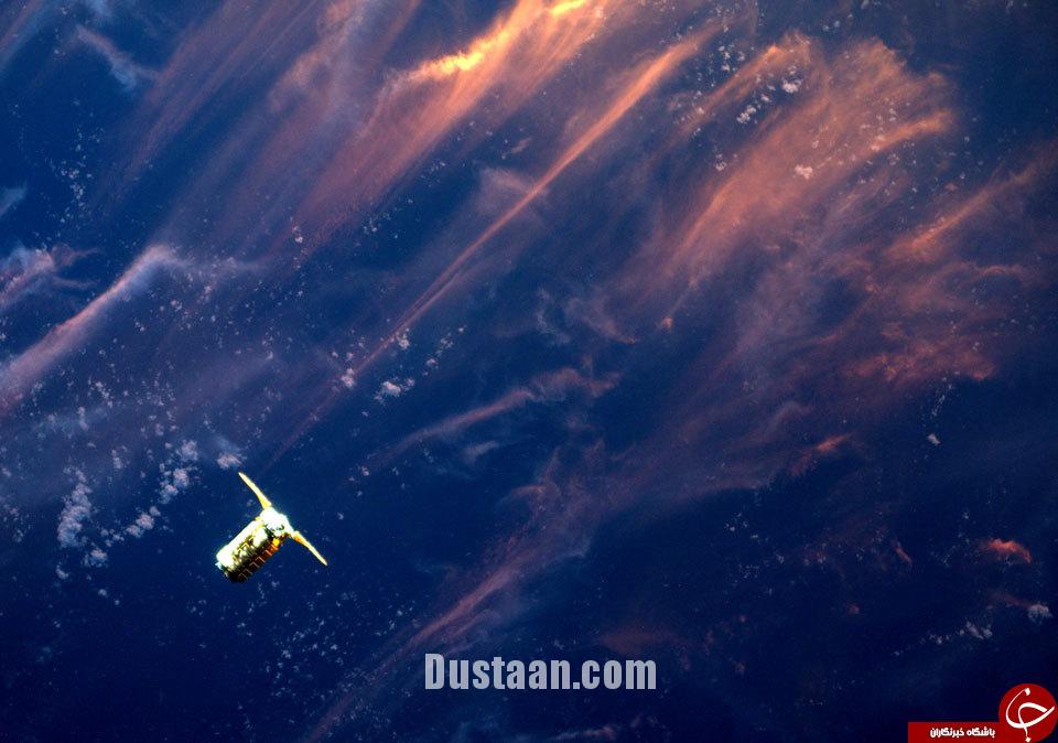 عکس: غروب خورشید از فضا www.dustaan.com عکس: غروب خورشید از فضا