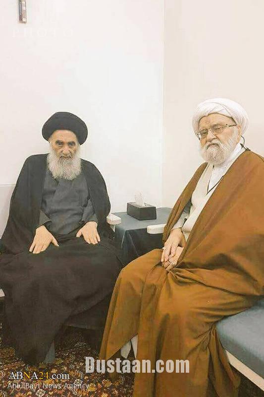 جدیدترین عکس از آیت‌الله سیستانی در نجف اشرف