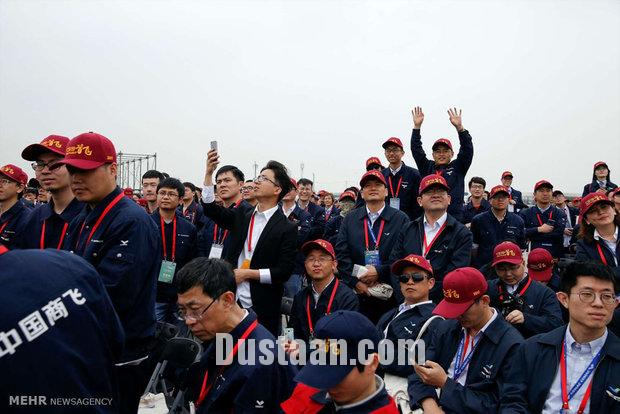 تولید اولین هواپیمای مسافربری چینی‎/تصاویر