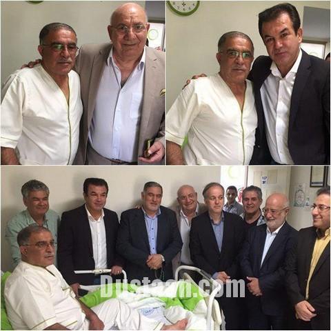 عیادت فوتبالیست های سابق از پیشکسوت استقلال/عکس