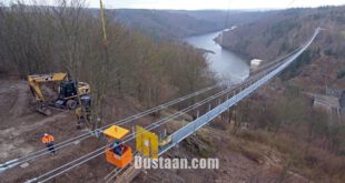 افتتاح طولانی‌ترین پل معلق جهان در آلمان