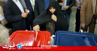 جمیله علم الهدی رای خود را به صندوق انداخت/عکس