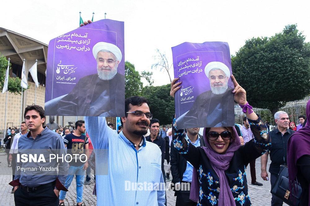 www.dustaan.com-تصاویری از شادی مردم پس از انتخابات