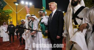 ترامپ یا پادشاه عربستان رقصید +عکس