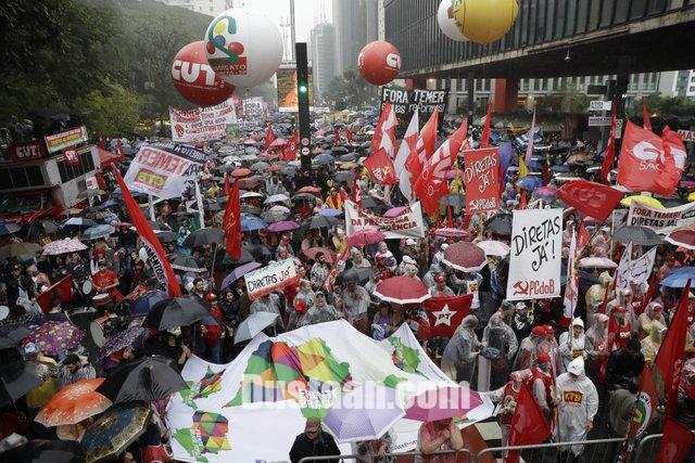 تظاهرات گسترده در برزیل/تصاویر