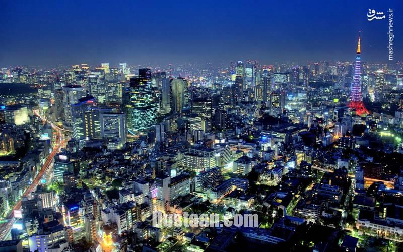 نمایی زیبا از شهر توکیو ژاپن