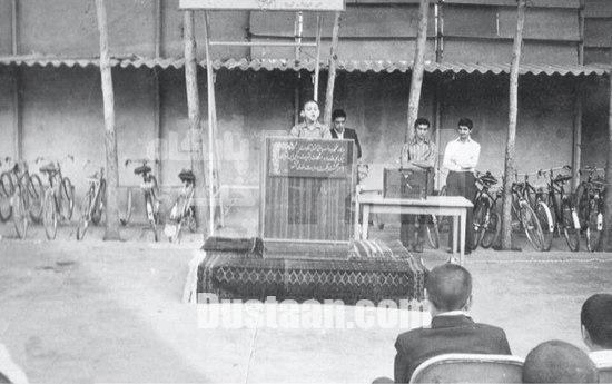 سخنرانی ظریف در نوجوانی/عکس