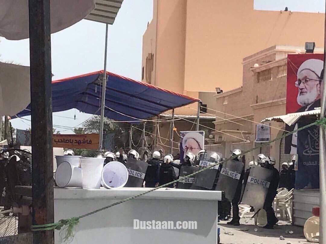 www.dustaan.com-حمله نظامیان آل‌ خلیفه به تحصن کنندگان بحرینی +تصاویر