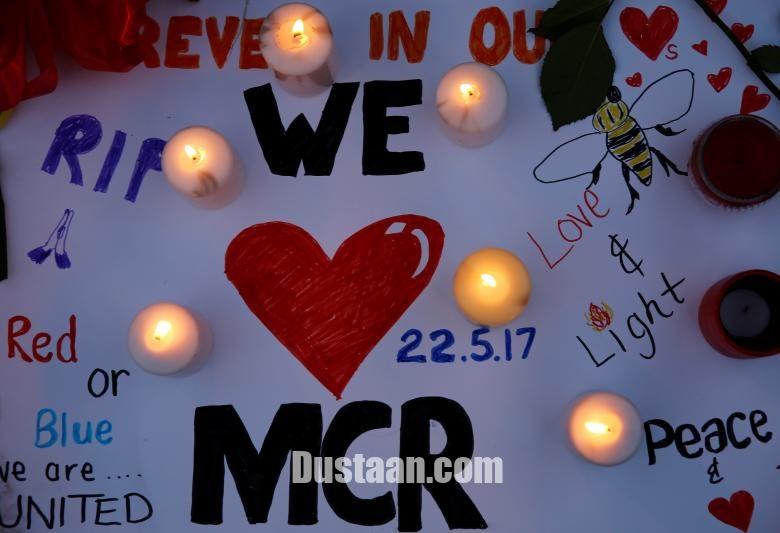 www.dustaan.com-مراسم یادبود قربانیان حمله تروریستی منچستر +تصاویر