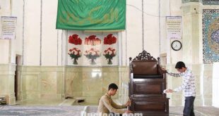 خانه تکانی مساجد در آستانه ماه رمضان/تصاویر