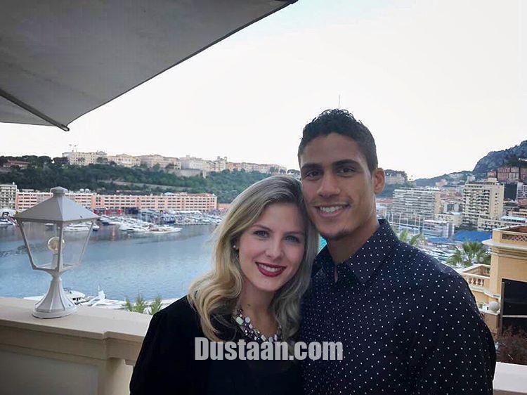 ستاره فوتبال رئال و همسرش/عکس