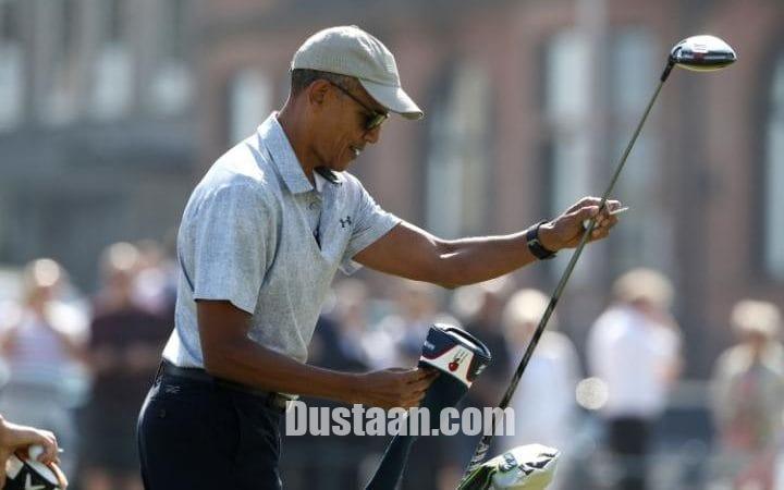 گلف  بازی اوباما در اسکاتلند/تصاویر