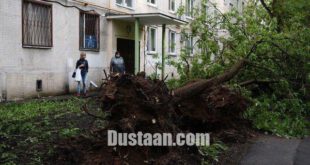 طوفان مرگبار در مسکو /تصاویر
