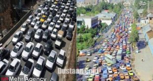 رنگ ماشین‌ها در تهران قدیم و تهران امروز