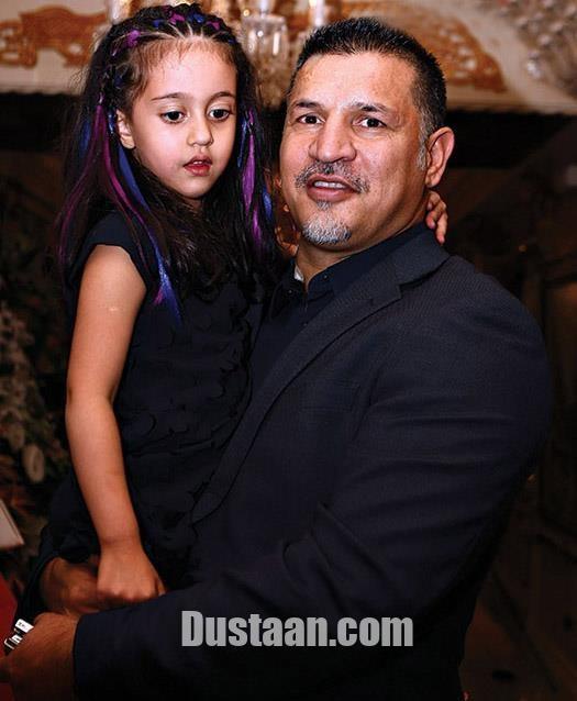 علی دایی و دخترش در آمریکا