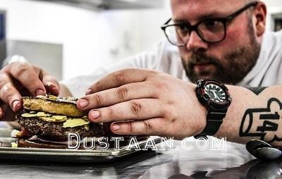 همبرگر ۲۵۰۰ دلاری هلندی ها با روکشی از طلا/ تصاویر 