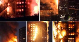 اخبارحوادث ,خبرهای   حوادث , آتش سوزی در برج لندن