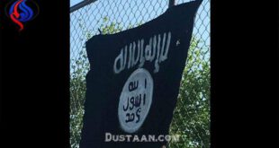 اهتزاز پرچم داعش در آمریکا/عکس