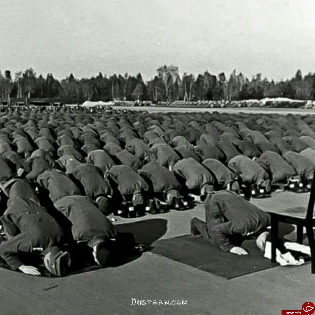 نماز جماعت در ارتش هیتلر /عکس