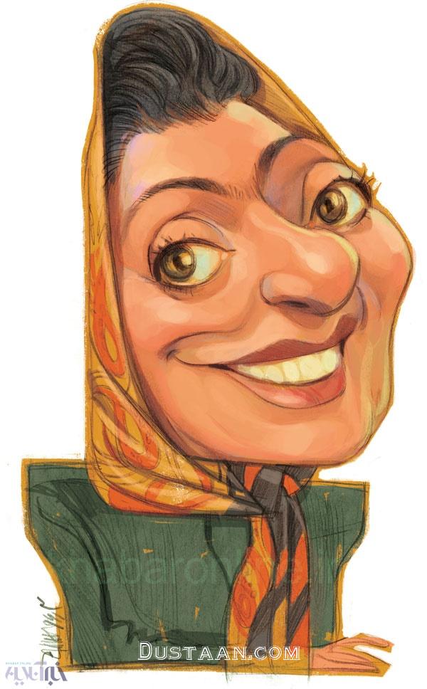 مهناز افشار دهه ۶۰!/ کاریکاتور