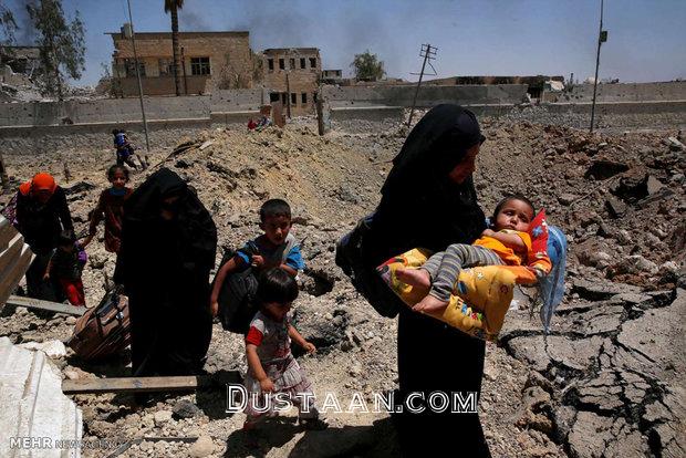 نجات کودکان از معرکه موصل‎/تصاویر 