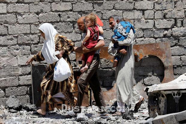 نجات کودکان از معرکه موصل‎/تصاویر 