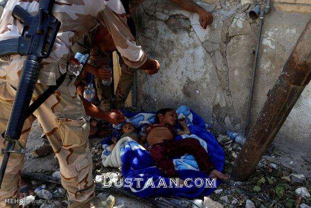 نجات کودکان از معرکه موصل‎/تصاویر 