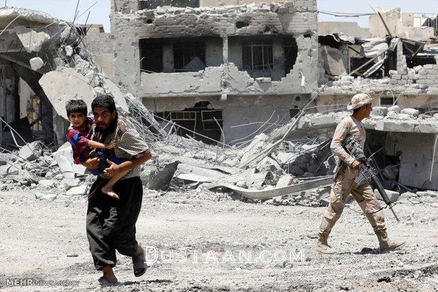 نجات کودکان از معرکه موصل‎/تصاویر 