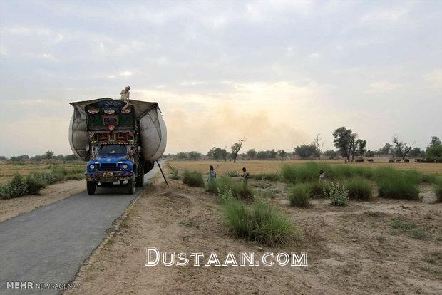 کامیون های پر نقش و نگار پاکستانی/تصاویر