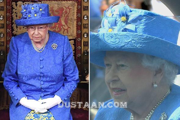 کلاه ملکه انگلیس سوژه رسانه ها شد/تصاویر
